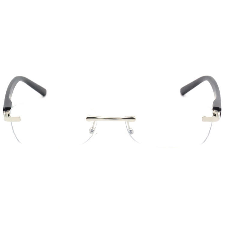 Dachuan Optical DRM368008 China Supplier Rimless Metal Reading Glasses With Plastic Legs (6)